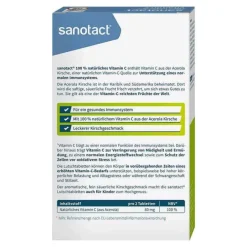 Sanotact 100% Natürliches Vitamin C Lutschtabletten , 30 St> Vitamin C (Ascorbinsäure)
