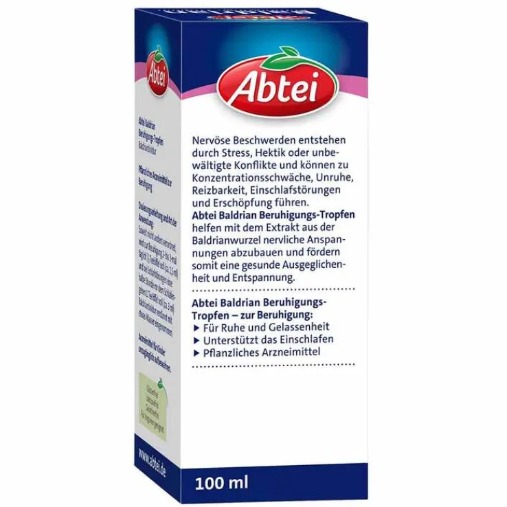 Abtei Baldrian Beruhigungs-Tropfen, 100 ml