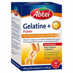 Abtei Gelatine Plus Vitamin C Pulver, 400 g> Gelatine
