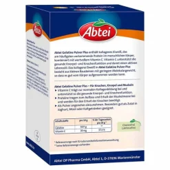 Abtei Gelatine Plus Vitamin C Pulver, 400 g> Gelatine