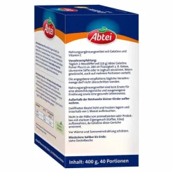 Abtei Gelatine Plus Vitamin C Pulver, 400 g><noscript><img width=