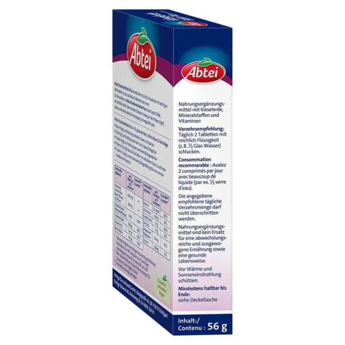 Abtei Kieselerde Biotin Plus Tabletten, 42 St> Vitamin B7 (Biotin)|Kieselerde