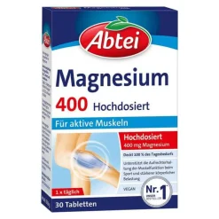 Abtei Magnesium 400 hochdosiert Tabletten, 30 St> Magnesium