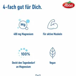 Abtei Magnesium 400 hochdosiert Tabletten, 30 St><noscript><img width=