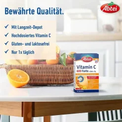 Abtei Vitamin C 600 Forte Tabletten Titandioxidfrei , 42 St