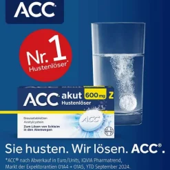 ACC akut 600 mg Z Hustenlöser, Brausetabletten, 20 St