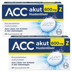 ACC akut 600 mg Z Hustenlöser, Brausetabletten, 2x20 St> Hustenlöser