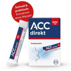 ACC direkt 600 mg Pulver zum Einnehmen im Beutel, 10 St> Hustenlöser