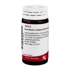 Aconitum tubere D 6 Globuli, 20 g> Erkältung