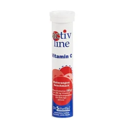 Activline Vitamin C Blutorange Brausetabletten, 20 St> Vitamin C (Ascorbinsäure)