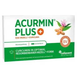 Acurmin Plus Das Mizell-Curcuma Weichkapseln, 60 St