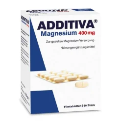 Additiva Magnesium 400 mg Filmtabletten, 60 St> Muskulatur|Magnesium