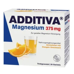 Additiva Magnesium 375 mg Granulat Orange, 20 St> Muskulatur|Magnesium