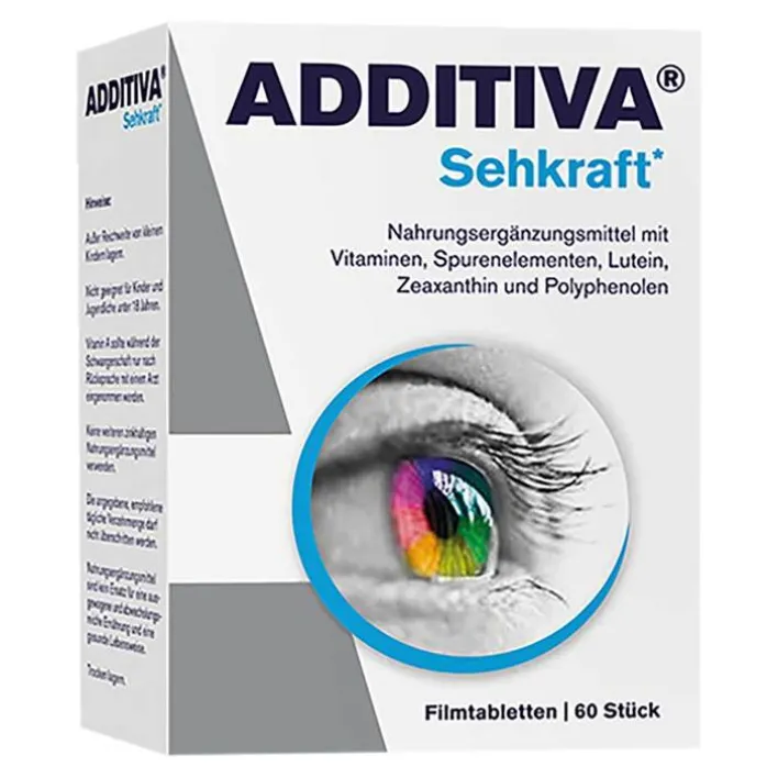 Additiva Sehkraft Filmtabletten, 60 St> Augenvitamine