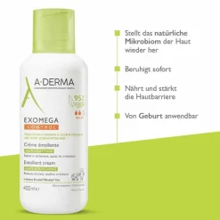 A-Derma Exomega Control Creme rückfettend, 400 ml