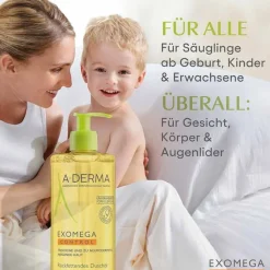 A-Derma Exomega Control Duschöl rückfettend, 750 ml