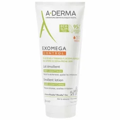 A-Derma Exomega Control Milch rückfettend, 200 ml> Körpermilch & Lotionen|Trockene & Sensible Haut