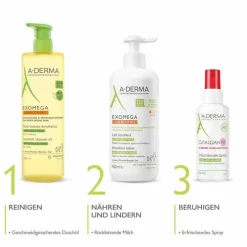 A-Derma Exomega Control Milch rückfettend, 200 ml><noscript><img width=