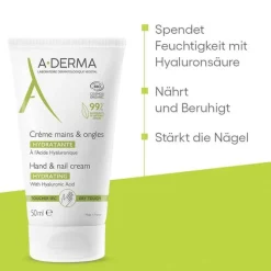 A-Derma Hand- und Nagelcreme, 50 ml><noscript><img width=