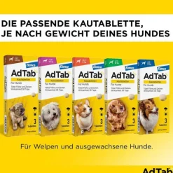 Adtab ™ Kautabletten für große Hunde 450 mg 11 bis 22 kg, 3 St><noscript><img width=