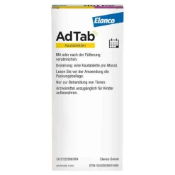 Adtab ™ Kautabletten für kleine Hunde 112 mg 2,5 bis 5,5 kg, 3 St> Flöhe, Zecken & Co.
