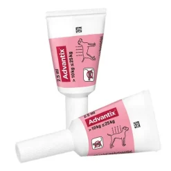 Advantix Spot-on Hund 10 - 25 kg Lösung, 4 St> Flöhe, Zecken & Co.