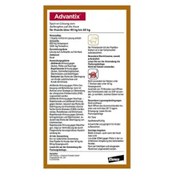 Advantix Spot-on Lösung z.Auftr.a.d.H.für Hund 40 - 60 kg, 4X6.0 ml><noscript><img width=