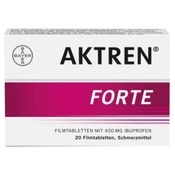 Aktren forte Filmtabletten, 20 St> Zahnschmerztabletten|Regelschmerzen Tabletten
