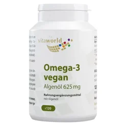 Algenöl 625 mg Omega-3 vegan Kapseln, 120 St