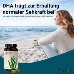 Elpixol Algenöl Kapseln 1000 mg Omega-3 vegan , 60 St> Omega 3 Kapseln|Algenöl