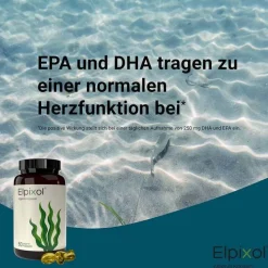 Elpixol Algenöl Kapseln 1000 mg Omega-3 vegan , 60 St><noscript><img width=