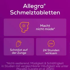 Allegra Allergietabletten Kinder 10 mg Schmelztabletten, 20 St><noscript><img width=