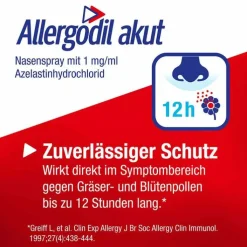 Allergodil akut Nasenspray mit Azelastin, 10 ml
