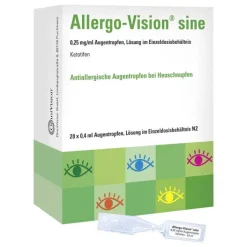 Allergo-Vision ® sine Augentropfen im Einzeldosenbehältnis, 20X0.4 ml> Augentropfen Allergie