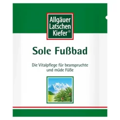 Allgäuer Latschenkiefer Sole Fußbad, 10X10 g> Fußbad