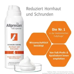 Allpresan Fuß spezial Original Schaum-Creme Hornhaut und Schrunden Nr.4, 125 ml