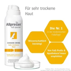 Allpresan Fuß spezial original Schaum-Creme sehr trockene Haut Nr.3, 125 ml