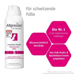 Allpresan Fuß spezial schwitzende Füße Nr.5, 125 ml> Antitranspirant & Deo