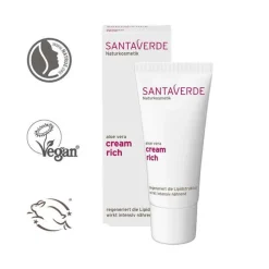 Santaverde Aloe Vera Creme rich, 30 ml> Gesichtspflege