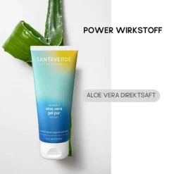 Santaverde Aloe Vera Gel pur mit Duft, 100 ml><noscript><img width=