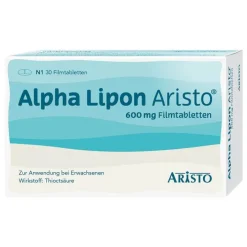 Aristo Alpha Lipon ® 600mg Filmtabletten, 30 St> Medikamente|Alpha Liponsäure