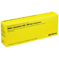 AaA Alpha Liponsäure 600 mg Injektionsflaschen, 5X50 ml> Medikamente|Alpha Liponsäure