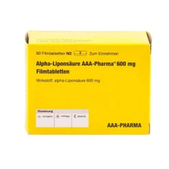 Alpha Liponsäure AAA Pharma 600 mg Filmtabletten, 60 St