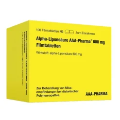 Alpha Liponsäure AAA Pharma 600 mg Filmtabletten, 100 St