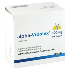 Alpha Vibolex 600 mg Hrk Weichkapseln, 100 St