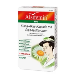 Alsifemin 100 Klima Aktiv mit Soja-Isoflavonen Kapseln, 30 St