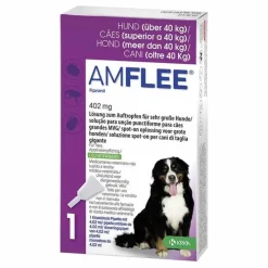 Amflee 402 mg Spot-On für sehr große Hunde, 3 St> Flöhe, Zecken & Co.