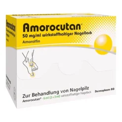 Amorocutan ® 50 mg/ml wirkstoffhaltiger Nagellack, 6 ml> Nagelpilz Lack