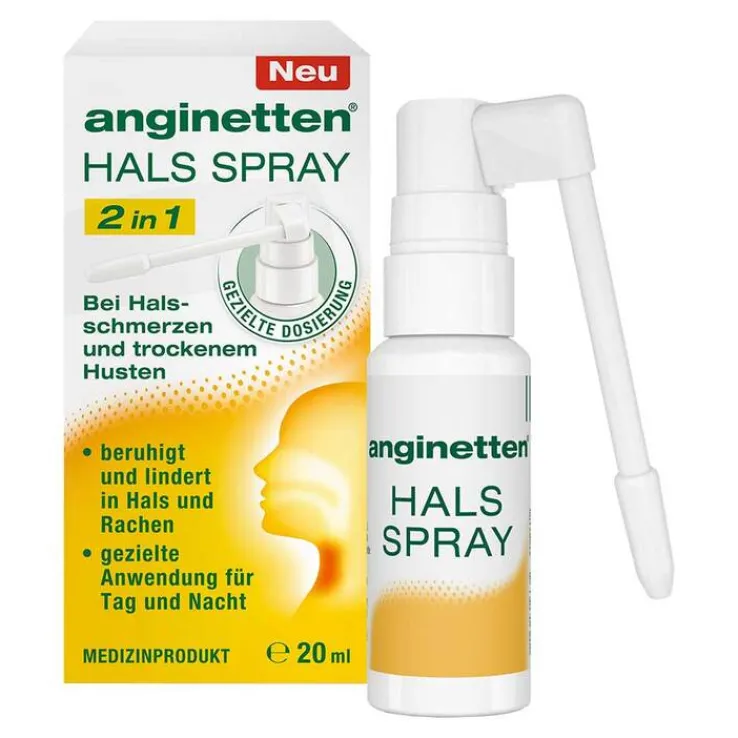 Anginetten Halsspray 2in1 Erwachsene , 20 ml