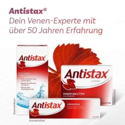 Antistax® extra Venentabletten bei Krampfadern, 60 St